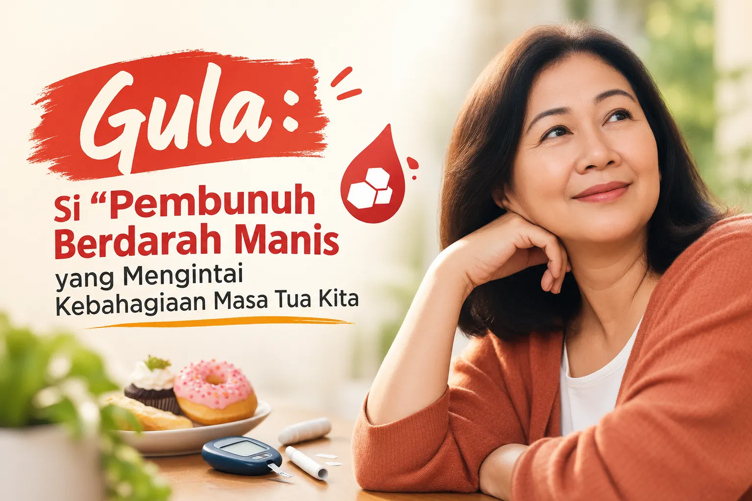Gula: Si "Pembunuh Berdarah Manis" yang Mengintai Kebahagiaan Masa Tua Kita
